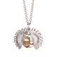thumbnail image 1 of Tomar té con leche. Collar de girasol collar collar collar colgante, 1 of 3