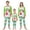 Green, variant on Family Matching Christmas Pajamas, Baby Romper/Tops + Pants Set