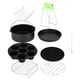 thumbnail image 3 of Accesorios Para Freidoras De Aire, Freidora De Aire De 8 Pulgadas Airfryer, Comida Para Panqueques De Freidoras Para Papas Fritas Y Pizza, 3 of 8
