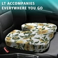 thumbnail image 4 of Premium Sunflower Pattern Memory Foam Seat Cushion Ergonomic Chair Pad for Office Chair, Car, Airplane & Bleachers Sciatica, Tailbone Hip & Back Pain Relief - Chair Cushion for Long Office Workers., 4 of 5