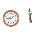 thumbnail image 1 of Reloj de pared,Reloj de pared con pájaro cantor Relojes de pared con pájaros,Figura de escritorio,Figuritas africanas,artesanías,artículos de escritorio coleccionables,Estatua de dama, 1 of 8