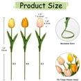 thumbnail image 2 of 10/20/24 Pcs Artificial Tulips Flowers Mixcolor Real Touch Fake Tulips Fake Flowers for Mother's Day 13.5" Faux Tulips Faux Flowers Bulk Artificial Tulips  Centerpieces Home Wedding Bouquet, 2 of 7