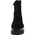 thumbnail image 3 of DKNY Womens Bax Suede Faux Fur Wedge Boots, 3 of 3