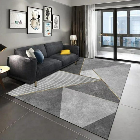 CLEARANCE!!Home Decoration Carpet Area Rug Soft Non-Slip for Living Room Bedroom Office Low Pile Carpet