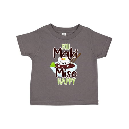

Inktastic Sushi You Maki Miso Happy Boys or Girls Toddler T-Shirt