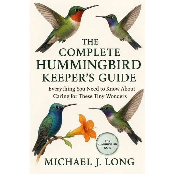 The Complete Hummingbird Keeper's Guide: Everything You Need to Know About Caring for These Tiny Wonders, (Paperback)