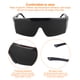 thumbnail image 4 of Gafas de Soldadura Uxcell Lente IR Sombra 8 150x120x54mm Gafas Protectores Certificadas CE, 4 of 7