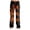 Gold, variant on Spooky-Cute Halloween Lounge Pants for Women Soft Sleepwear Bottoms Festive Pumpkin and Ghost Graphic Print Casual Pajama Trousers