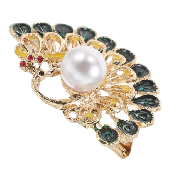 FRCOLOR Crystal Peacock Brooch Pin Rhinestone Animal Brooches Lapel Pins Wedding Christmas Birthday Jewelry Elegant Dress Accessories