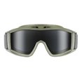 thumbnail image 2 of Gafas de seguridad antivaho, gafas tácticas Desert Locusts, gafas militares especiales polarizadas para tiro al aire libre, equipo de CS real (verde) (1 unidad), 2 of 4