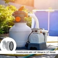 thumbnail image 3 of Intex 10722 2 Pack 32 To 38mm Filter Pump Adapter, 1.25inch To 1.5inch Hose Conversion Adapter For Filter Pump, 3 of 5