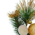 thumbnail image 4 of Holiday Time Branche de Fruits Or avec Pomme de Pin 9", 4 of 4
