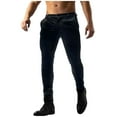 thumbnail image 2 of Zylarhe Casual Pants for Men Autumn And Winter New Solid Color Casual Pants, 2 of 4