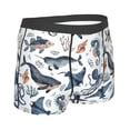 thumbnail image 2 of KLL Underwater Animals 1 Men's Cotton Boxer Briefs Underwear-XX-Large, 2 of 8