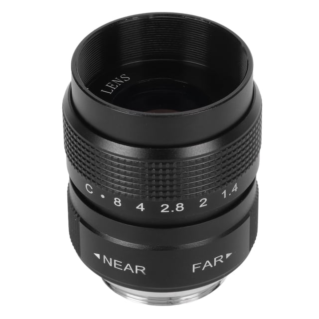 Lente CCTV De Ajuste Manual F1.4 De 25 Mm, óptica Avanzada, Imagen De Campo De Visión Más Amplio, Resistente Y Duradera Para Bares, Tiendas, Estacionamientos, Casas, Almacenes