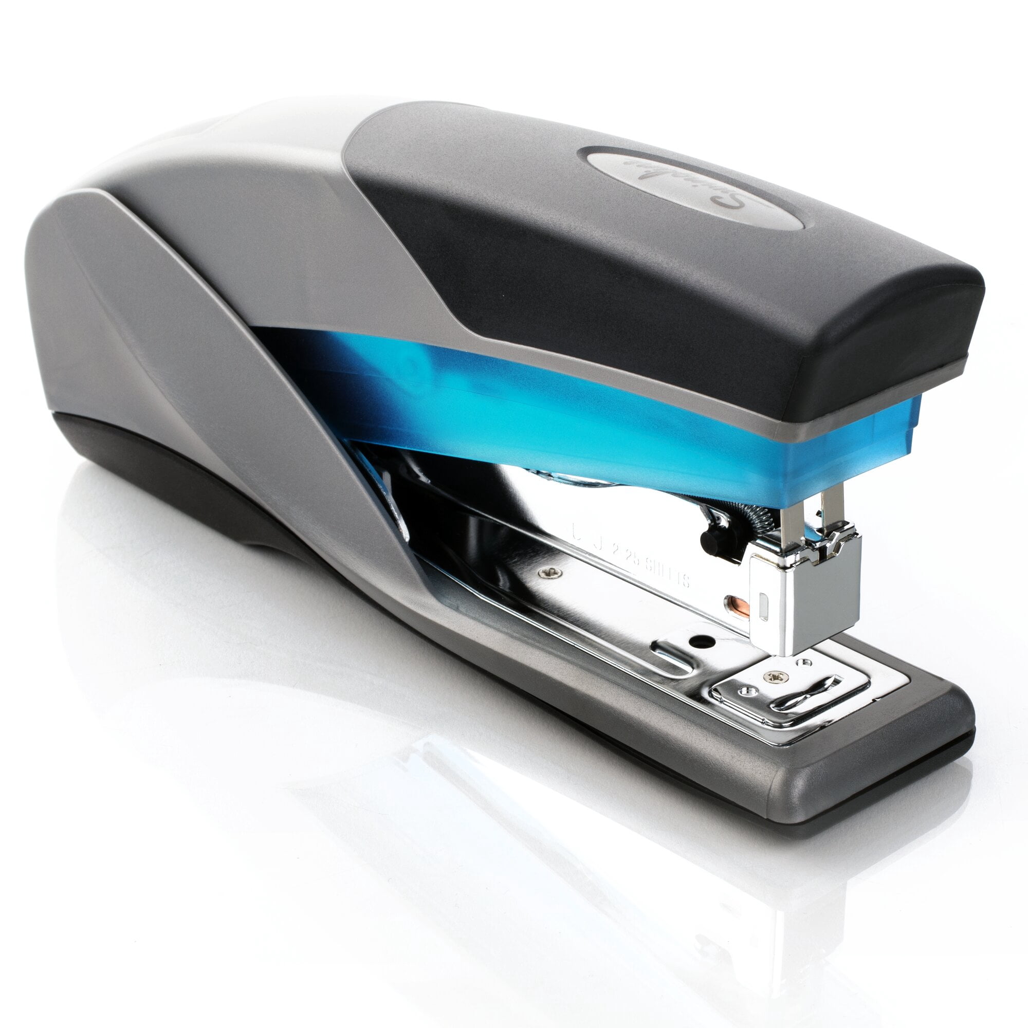 Swingline Optima 25 Reduced Effort Stapler, 25 Sheets, Blue/Gray
