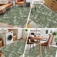 thumbnail image 5 of Area Rugs for Living Room Bedroom, Green Botanical Leaves 4'x6' Rug Washable Carpet Runner Indoor Outdoor, Spring Eucalyptus Modern Non Slip Accent Floor Mats Rug for Kitchen, Office, 5 of 8