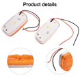 thumbnail image 5 of ZHIMAO Accessories Side Marker Light 1.5W 110.9*59.3*37.5mm ABS+PC Lampshade Amber/red/white For Both 12V/24V Vehicles amber, 5 of 9
