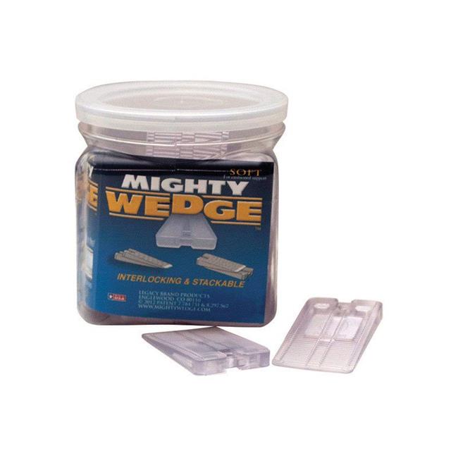 Mighty Wedge 9707191 1.125 x 1.875 in. Plastic Shims, Assorted Pack