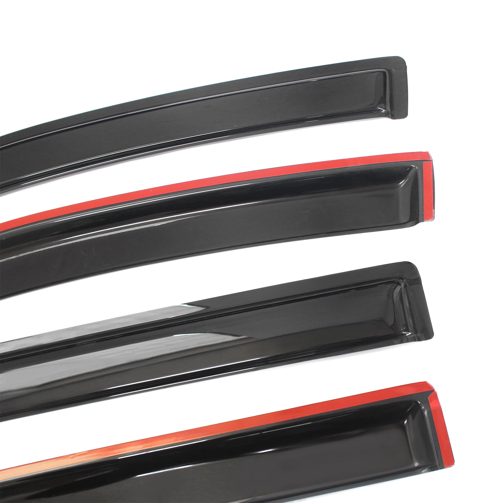 Ikon Motorsports Compatible with 04-16 Nissan Armada Acrylic Window Visors Vent Windshield Deflector Rain Guard 4Pc Set Outside Mount 2004 2005 2006 2007 2008 2009 2010 2011 2012 2013 2014 2015 2016