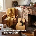 thumbnail image 4 of Fender FA-115 Dreadnought Acoustic Guitar - Natural w/ Gig Bag, 4 of 9