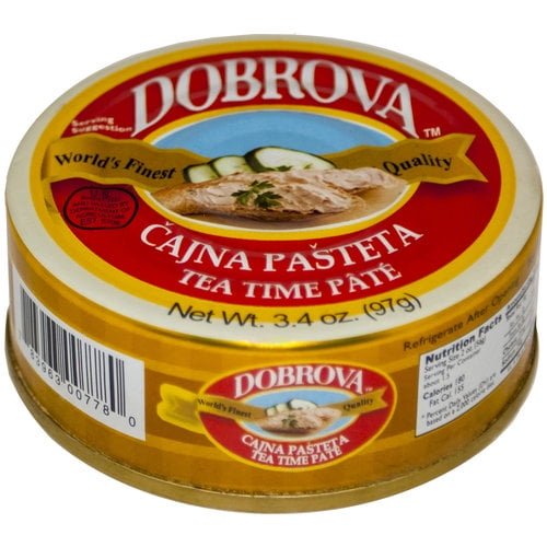 Dobrova Tea Time Pate, 3.4 oz by Generic