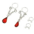 thumbnail image 3 of lionlar Bijoux de Corps Pendants Non à Clipser, Rouge, 3 of 9