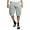 Grey, variant on OUSITAID Men Cargo Shorts Big and Tall Multi Pockets Outdoors Hiking 5 Inch Shorts Half Trousers with Button Zipper Baggy Combat Work Shorts