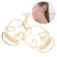 thumbnail image 5 of Pendientes Pendientes Decoraciones Mujer Colgante Metal Ear Studs Moda Skull Fabric Stud ANGGREK Otros, 5 of 8