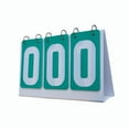 thumbnail image 1 of DYNWAVECA Compteur de Score, Compteur de Score Multifonctionnel, Tableau de Score à 3 Chiffres pour Basketball Baseball Vert, 1 of 10