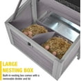 thumbnail image 5 of MEDEHOO Chicken Coop with 4 Nesting Boxes 67.3" Large Chicken House for 4 Adult Chickens Outdoor Hen Duck House Chicken Cage, 5 of 8