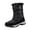 Black, variant on Snow Boots for Women,Women's Winter Boots with Insulated Mid Calf Fashion Design Lace Up Style for Cold Weather and Comfortable Wear,Winter Boots for Women,Black,7