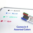 thumbnail image 3 of BAZIC Dry Erase Marker Assorted Color Fine Tip Whiteboard Markers (4/Pack), 1-Pack, 3 of 7