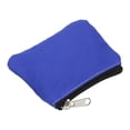 thumbnail image 1 of Uxcell Monedero de 3.54" x 4.72" Pouch, Bolsas Organizadoras Pequeñas con Cremallera de Lona para el Hogar, Azul, 1 of 6