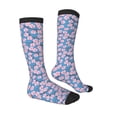 thumbnail image 3 of Balery Orchids Flowers Printed Novelty Socks Men's Women's Crew Socks Sports Socks Knee High Socks Cotton Socks Quirky and Cool Socks, 3 of 9