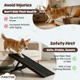 thumbnail image 3 of ManyFun Pet Ramp for Small & Large dogv,Dog Stairs,Cat Ramp,Portable Dog Steps Suitable for Small and Medium Dogs,36"L X13.3"W,Black, 3 of 11