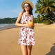 thumbnail image 3 of Fotbe Valentine's Day gnome Vestido de Verano sin Mangas para Mujer – Vestido Midi Línea A, Estilo Camiseta Floral, Vestido Playero Casual y Fluido, 3 of 7