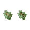 thumbnail image 2 of Guardurnaity 1 par de guantes de punto bordados para mujer invierno otoño deportes al aire libre ciclismo cálidos guantes térmicos de ganchillo Verde 2piezas, 2 of 6