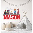 thumbnail image 3 of Vinilo decorativo de pared Tren con nombre personalizado CuteDecals 51 x 30 cm, 3 of 9