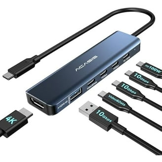 Dell 7-in-1 USB-C Multiport Adapter DA310 - Laptop Computer Cable