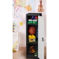 thumbnail image 6 of AdirOffice ALHI62901BW Steel Storage Locker, 1 Tier, 15 x 15 x 48 in., Black Body & White Doors, 6 of 6