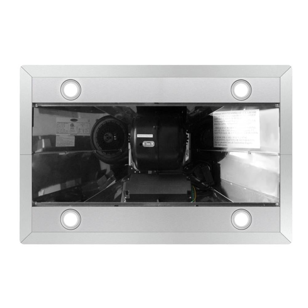 Pemberly Row 36 in. 380 CFM Ducted Island Range Hood in Stainless Steel