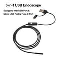 thumbnail image 3 of 3-in-1 Industrial Endoscope Borescope Inspection Camera Built-in 6 LEDs IP67 Waterproof USB Type-C Endoscope Replacement for Android Smartphones/PC, 3 of 8