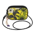 thumbnail image 2 of FORMRS Mini Crossbody Bag for Women Adjustable Shoulder Rope Travel Casual Phone Purse, Yellow Flowers, 2 of 7