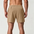 thumbnail image 5 of Aimik Mens Sports Shorts Contrast Zip Pocket Elastic Waist Mens Running Shorts Summer Quick Dry Sport Shorts for Gym or Running, 5 of 6