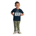 thumbnail image 3 of Little Man Cute Adorable Son Grandson Youth T Shirt Tee Boys Infant Toddler Brisco Brands 4T, 3 of 5