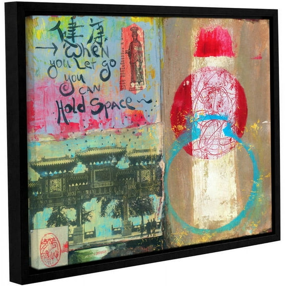 ArtWall Elena Ray "Art Journal Let Go" Gallery-Wrapped Floater-Framed Canvas