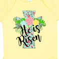 thumbnail image 4 of Inktastic He is Risen Floral Print Cross with Beautiful Flowers Boys or Girls Baby Bodysuit, 4 of 5