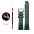 thumbnail image 3 of Correa de reloj deportiva de caucho fluorado verde de 20 mm y 22 mm, correa de silicona resistente al agua para Seiko, Rolex, Omega, pulsera para hombre, 3 of 5