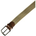 thumbnail image 2 of Cinturón elástico tejido Perry Ellis Khaki Medium 34-36 para hombre, 2 of 3